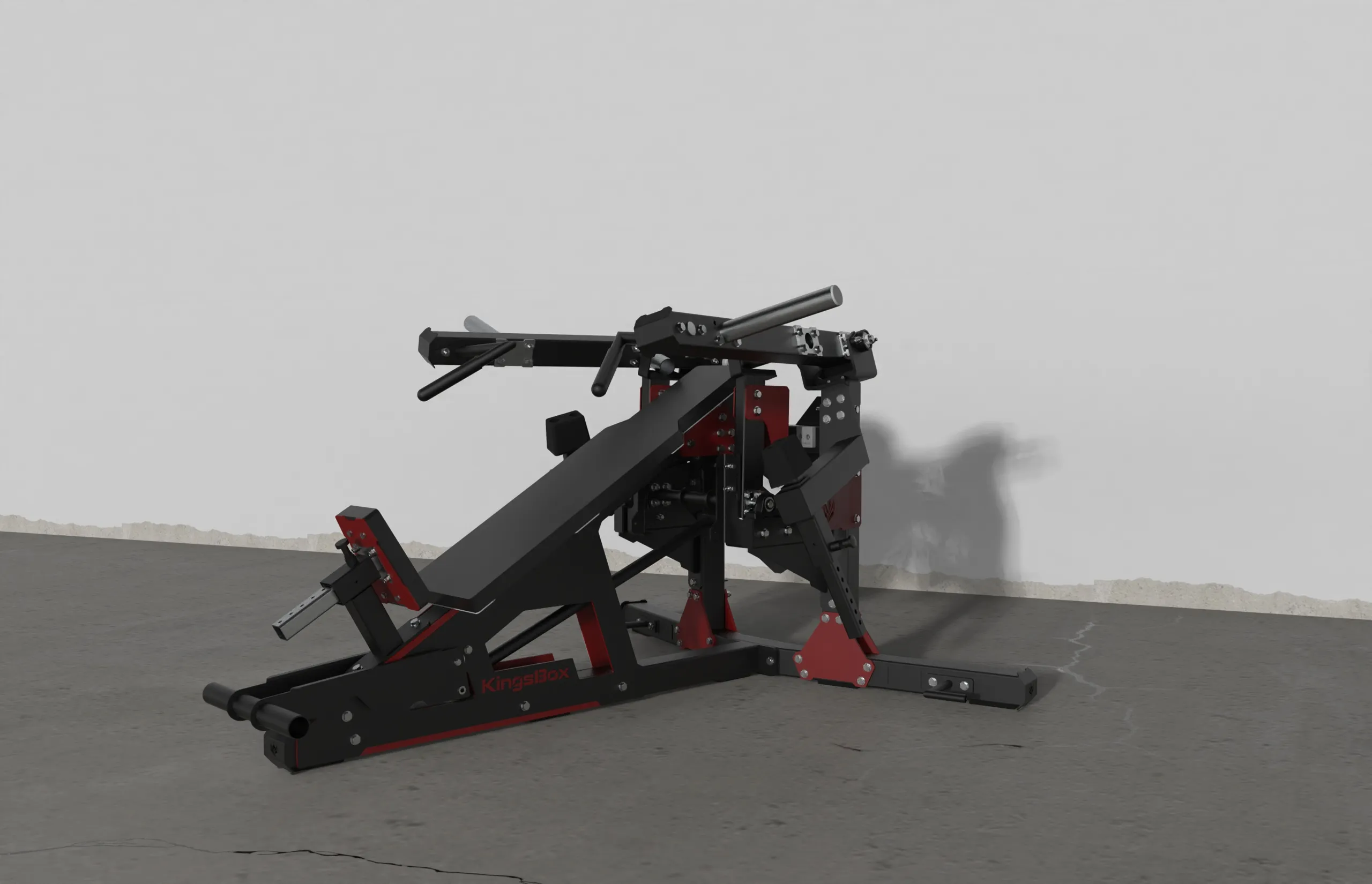 The Savage Prince Incline Chest Press (red) | KingsBox