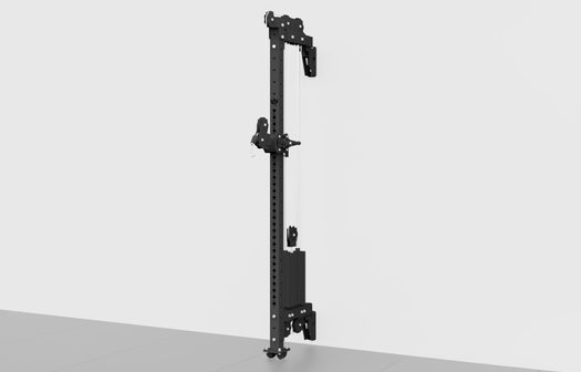 Foldable adjustable pulley system