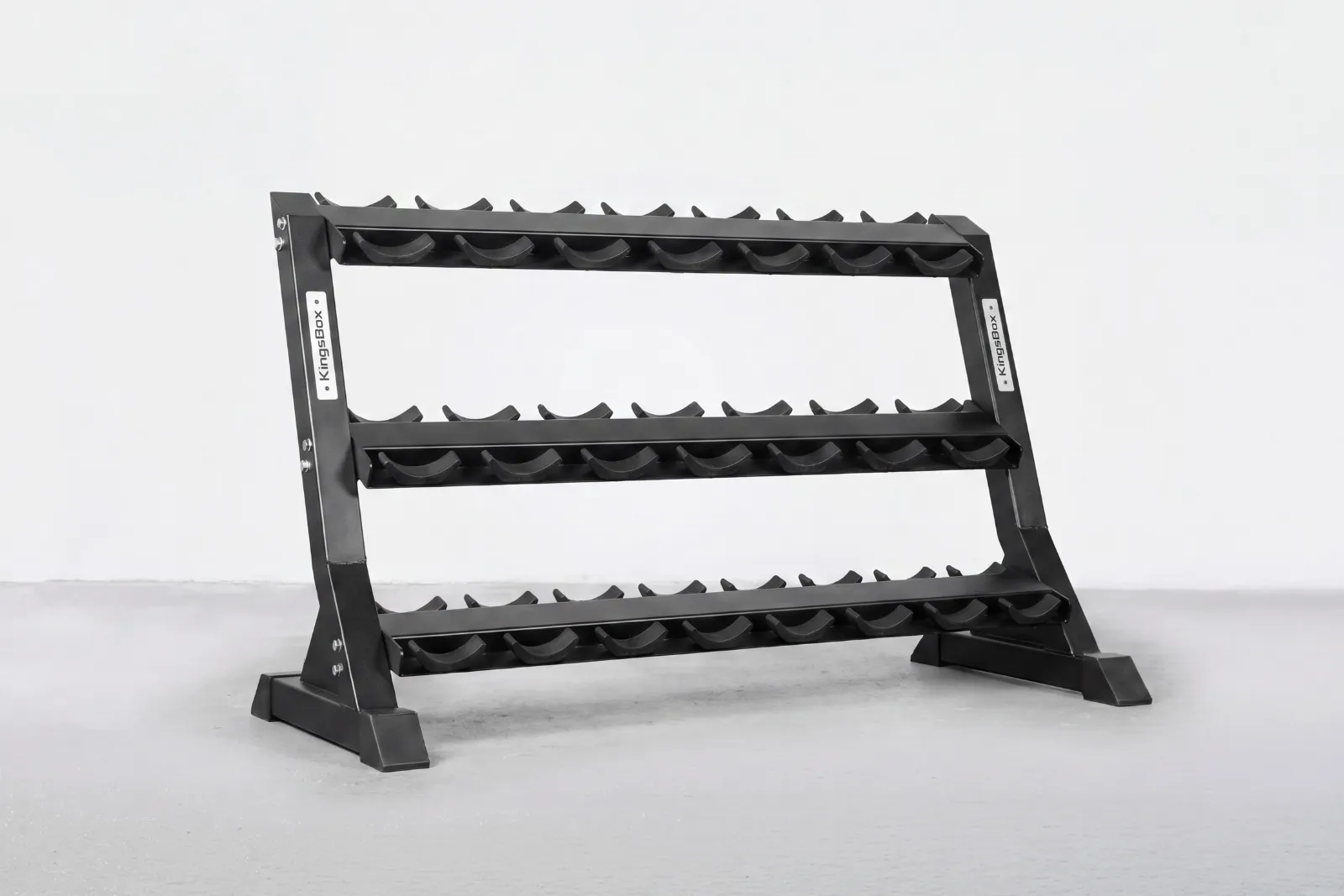 Outdoor Round Mad Dumbbell Rack | Almacenamiento para gimnasio exterior | KingsBox