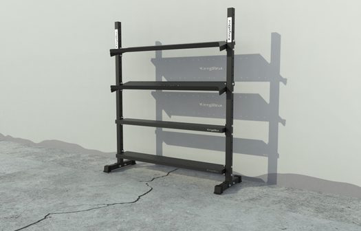 Kingsbox 4 shelf storage rack