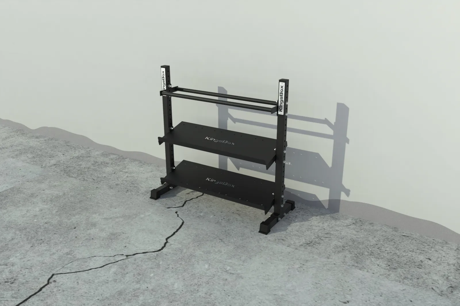 3 Shelf Multi Storage Rack made of steel with 3 shelves for storage of equipment | KingsBox