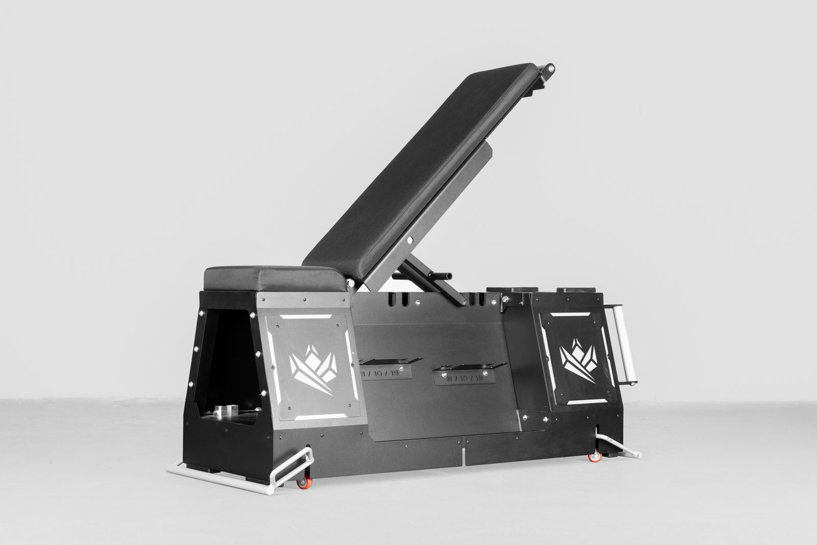 KingsBox Fitness Bench | Nastavljiva klop z vgrajenim prostorom za shranjevanje za dom in telovadnico | KingsBox