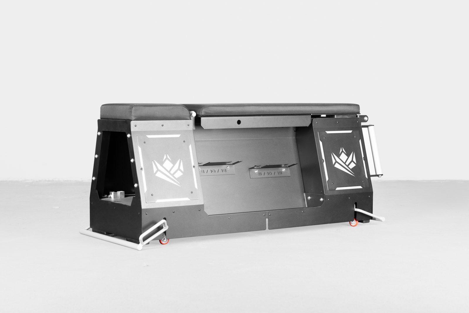 KingsBox Fitness Bench | Nastavljiva klop z vgrajenim prostorom za shranjevanje za dom in telovadnico | KingsBox