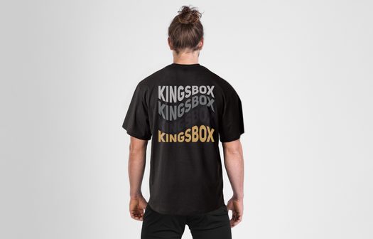 Kingsbox oversize signature t-shirt