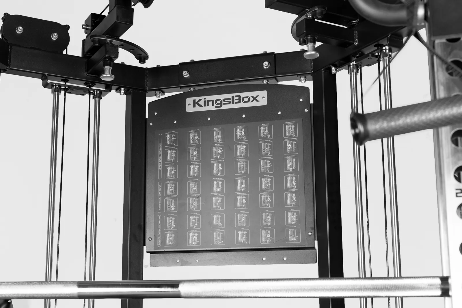 Royal Pulley Power Rack SX 40 – večnamenski rack s Smith napravo | KingsBox | KingsBox