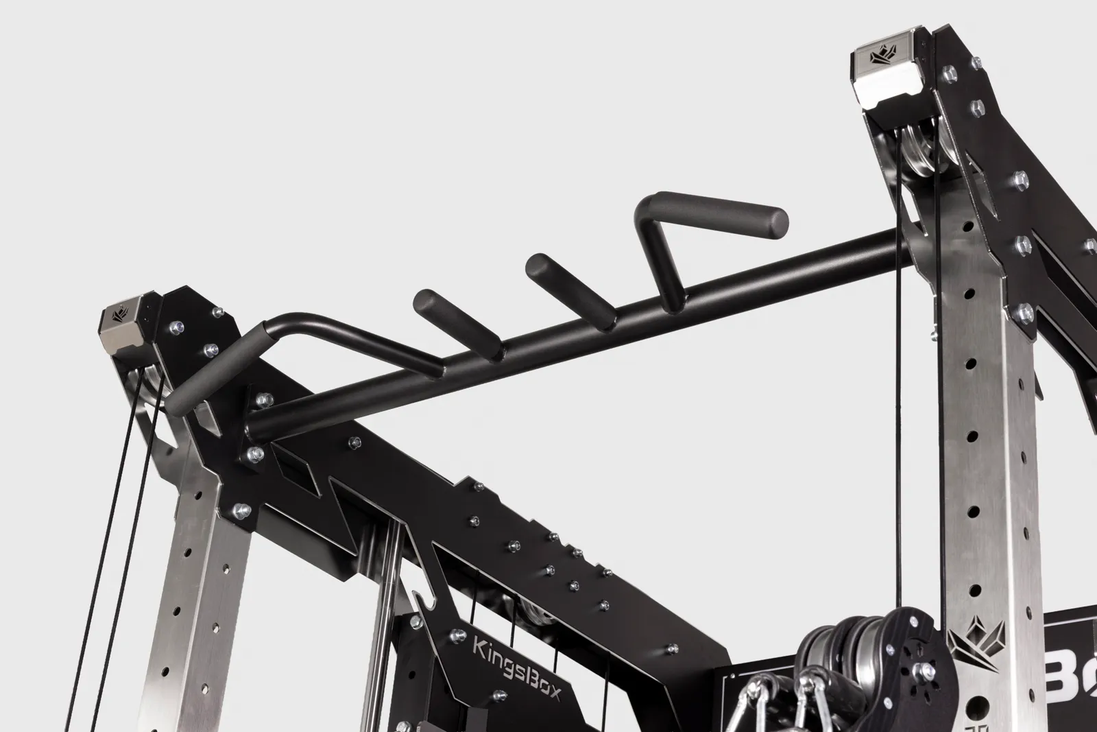KingsBox M.A.D. Rack – Rack Station de Musculation à Poulies Réglables et Smith Machine | KingsBox