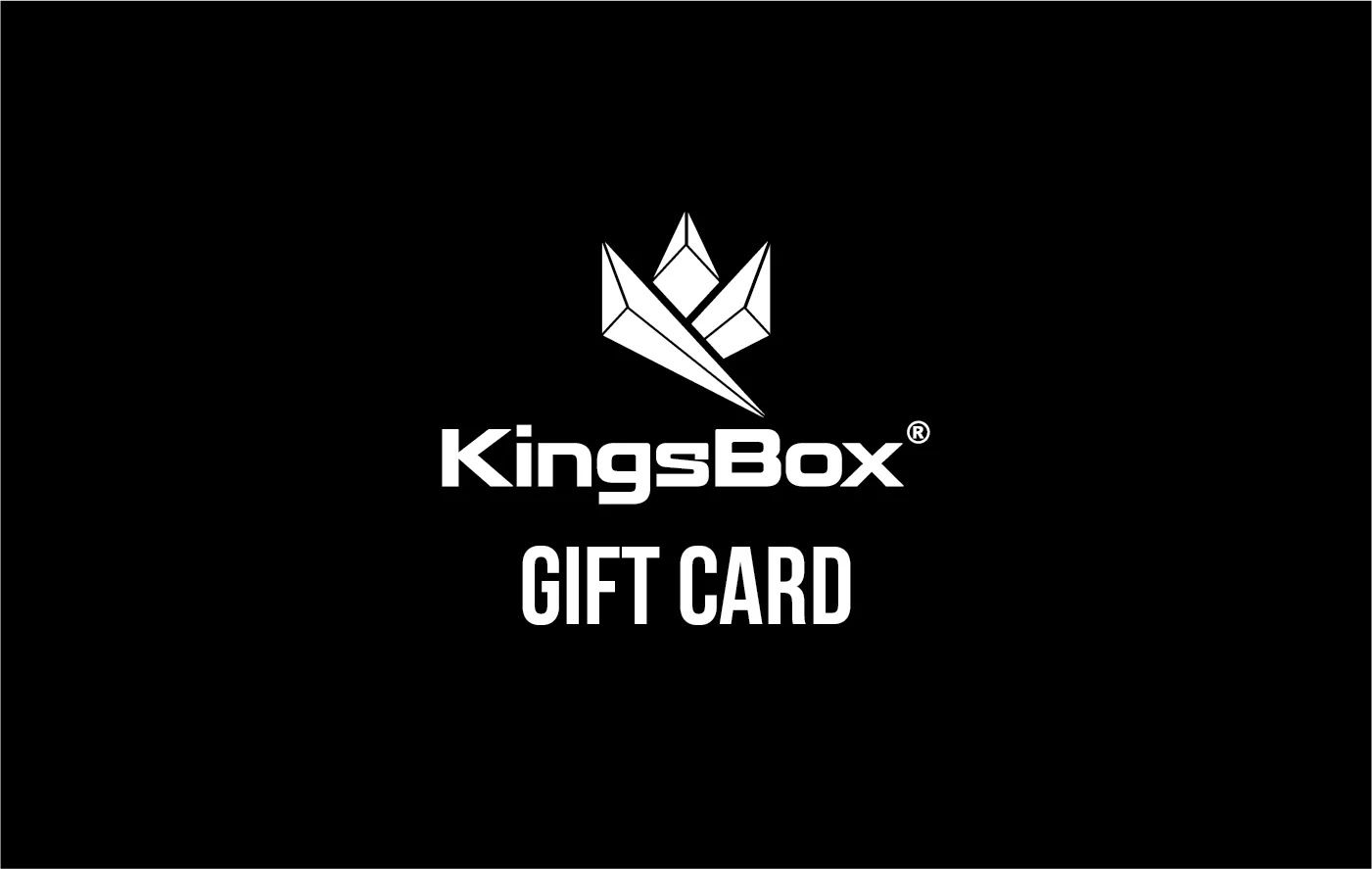 Gift Card KingsBox | Offrez une de nos cartes-cadeaux à qui vous aimez | KingsBox