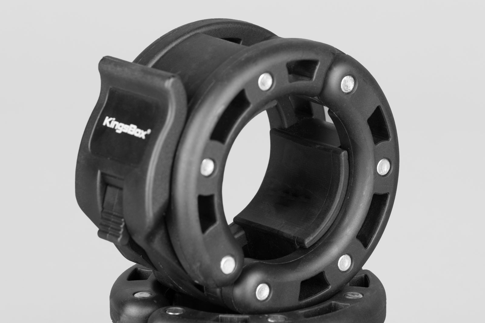 Secure Your Olympic Barbell with Royal Eco Lock Jaw collars. | KingsBox