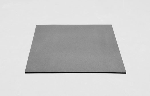 Royal hi temp rubber floor in grey (100x100 cm)