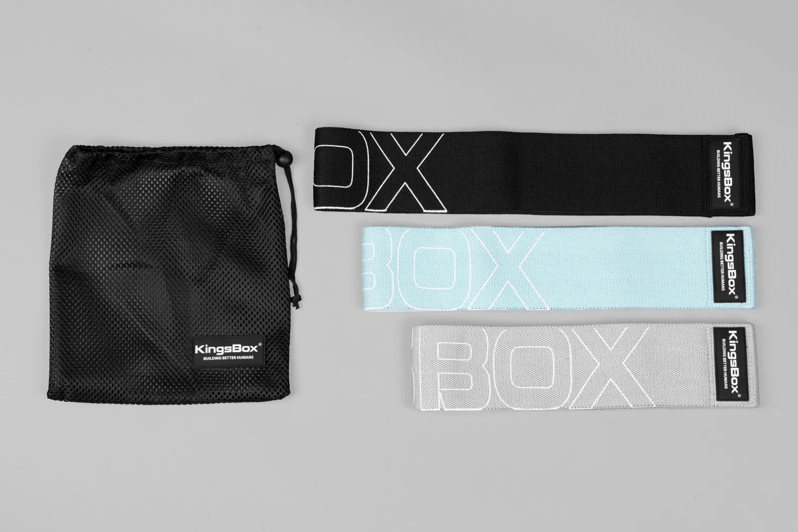 Elastiska träningsband | Tillverkat av professionellt och motståndskraftigt material | KingsBox