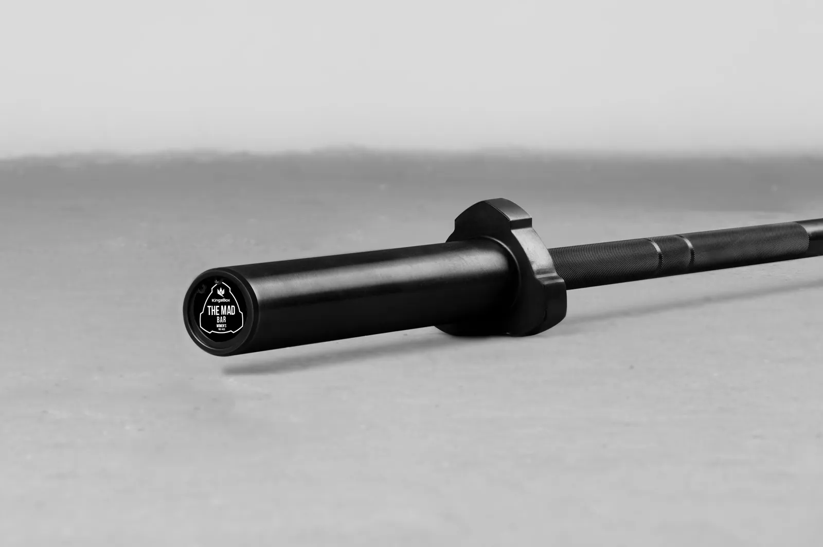 The Mad Bar Women's Olympic Barbell | Stylish Black Barbell for Dynamic Workouts | KingsBox