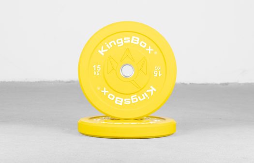 Used - royal color bumper plates  15kg