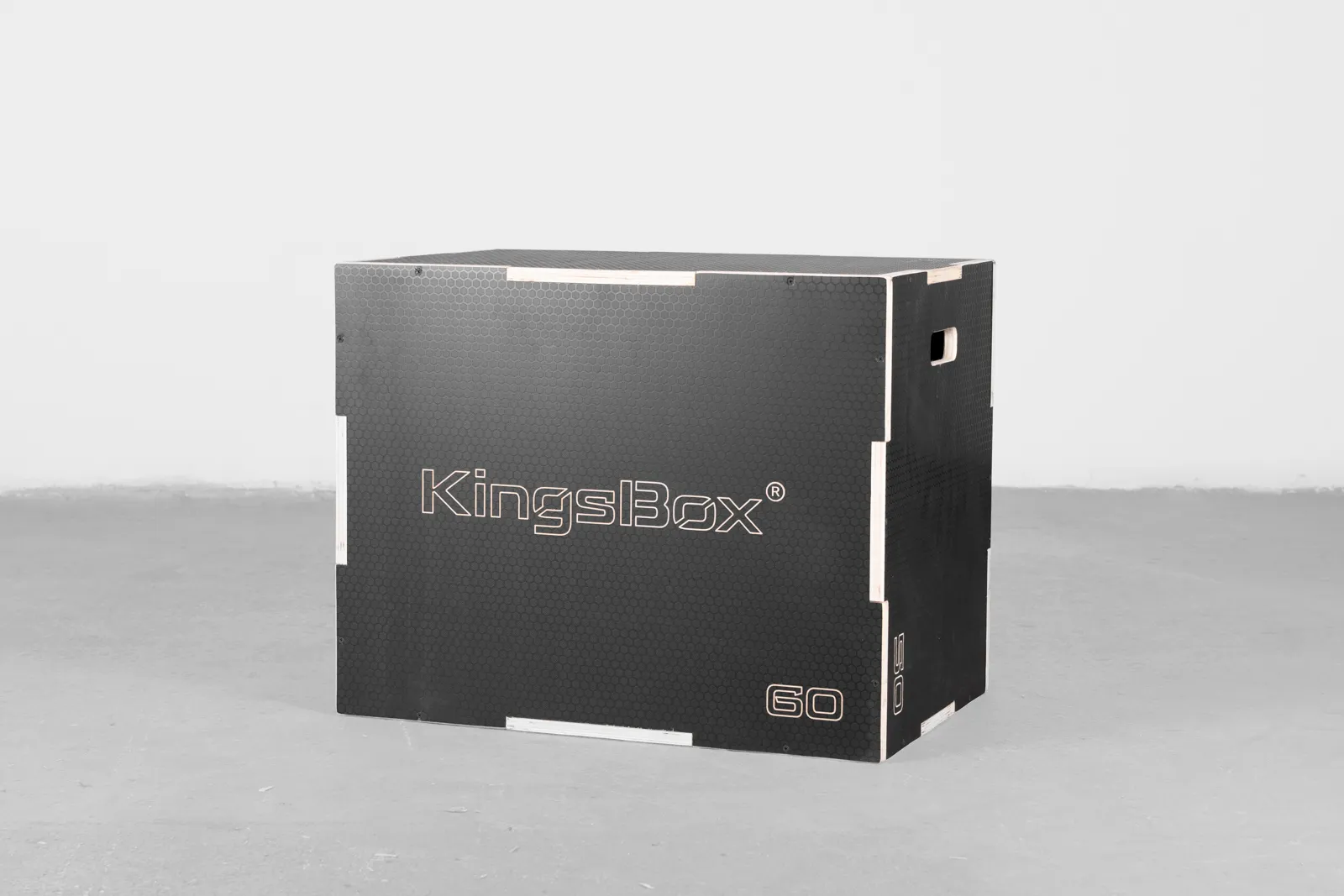 Anti slip Plyo Box | Box pliometrico antiscivolo in legno e gomma | KingsBox