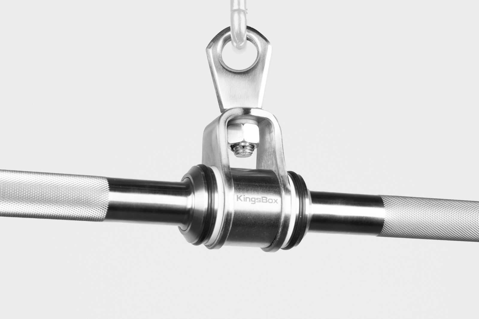 Mighty Parallel Grip Handle | Wide Neutral Cable Attachment for Back Training | KingsBox