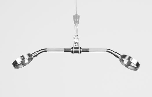 Mighty wide parallel grip pull down cable attachment