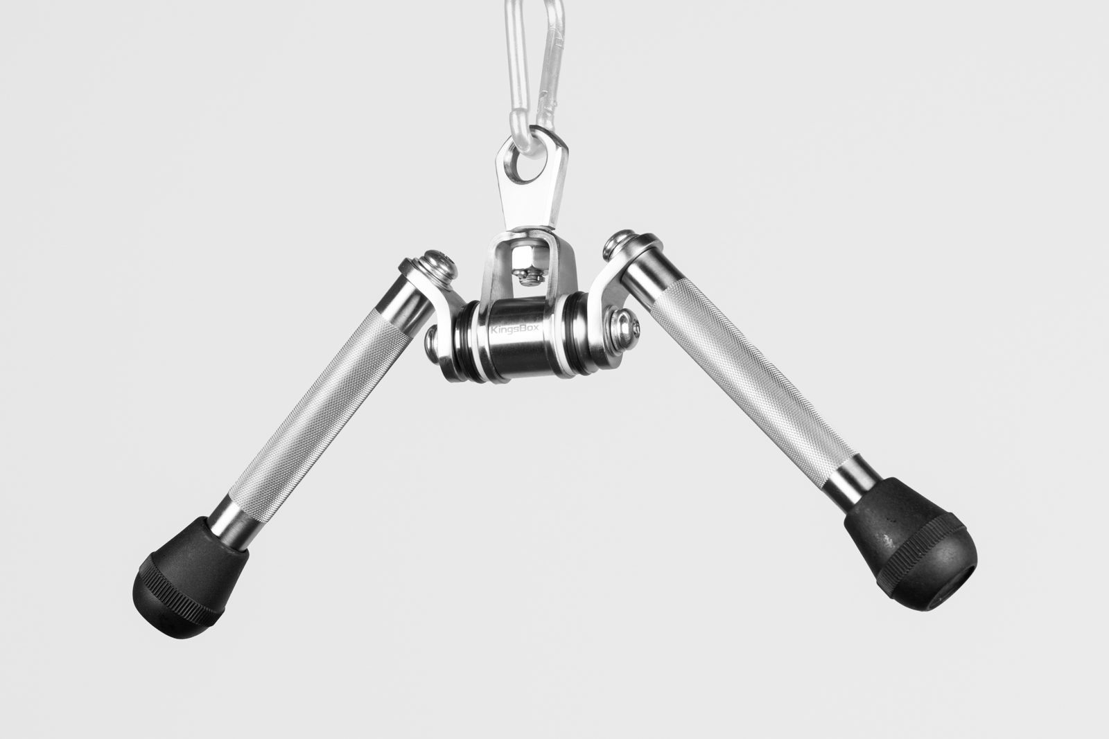 Fixation de câble Mighty à poignée en V inclinée | Fixation de câble pour triceps de première qualité | KingsBox