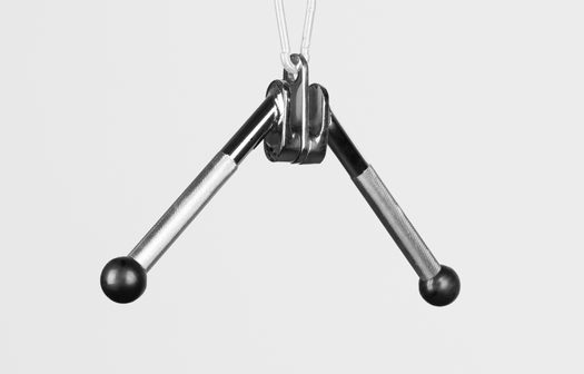Kingsbox angled v-grip handle - z gumiranimi zaključki