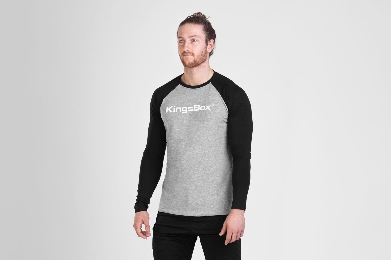 Classic Long Sleeve Shirt (Made for Athletes) - Black/Grey XS