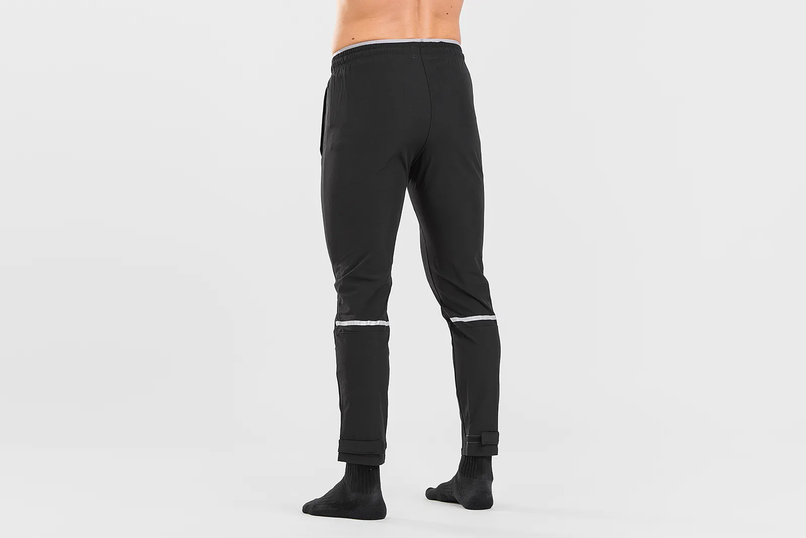 Pantalones deportivos | Pantalones largos para hombre con dos bolsillos y bandas reflectantes | KingsBox