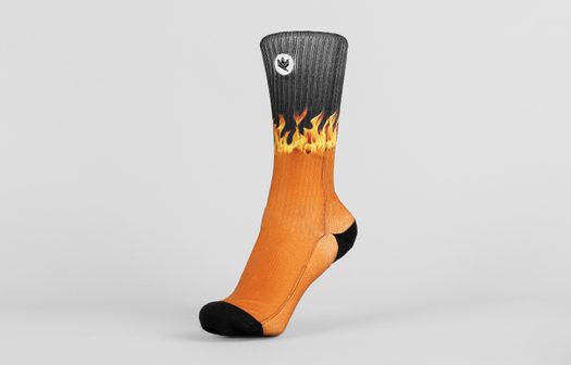 Kingsbox firebreak sock - red