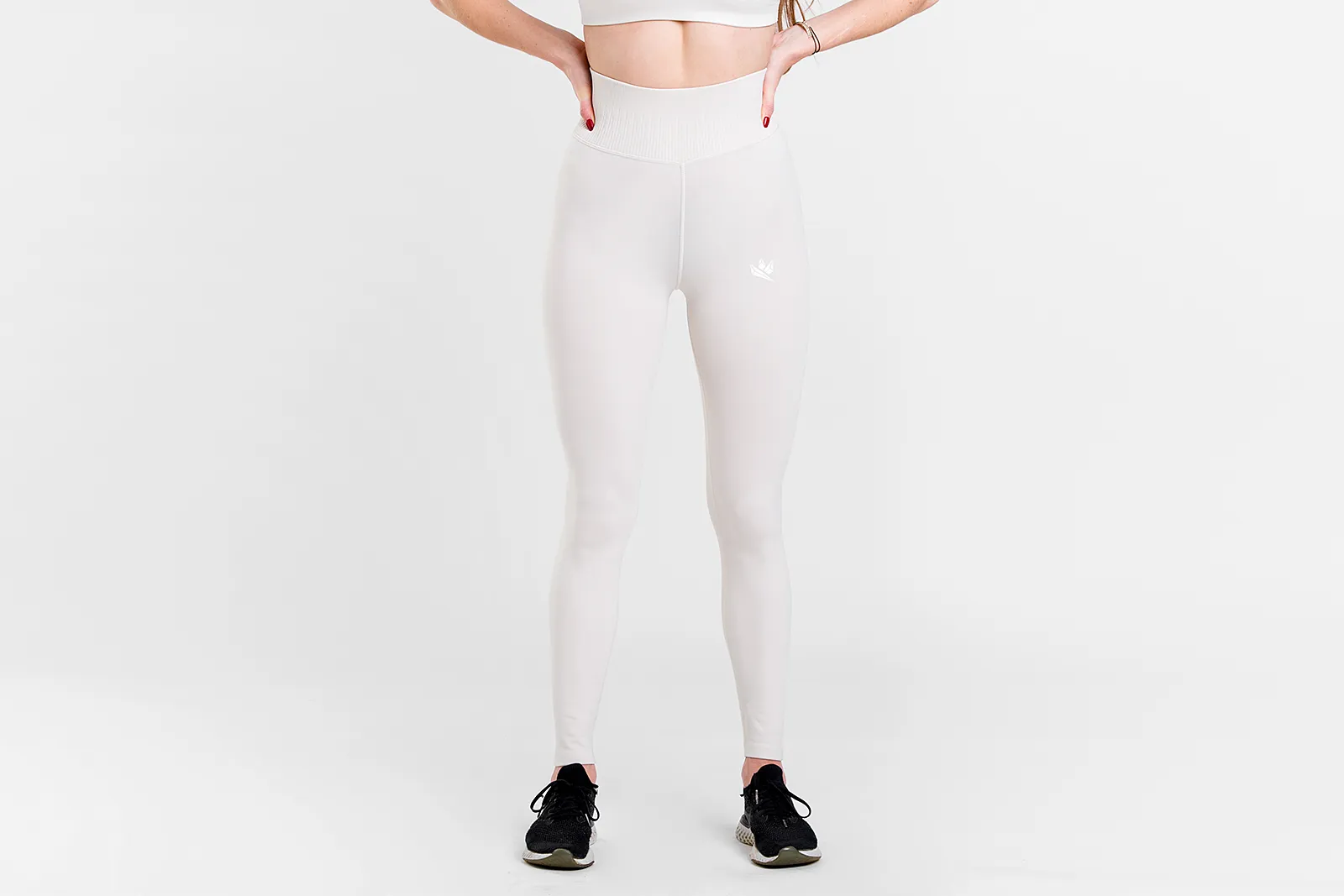 KingsBox High Waist Leggings - ivory M | KingsBox