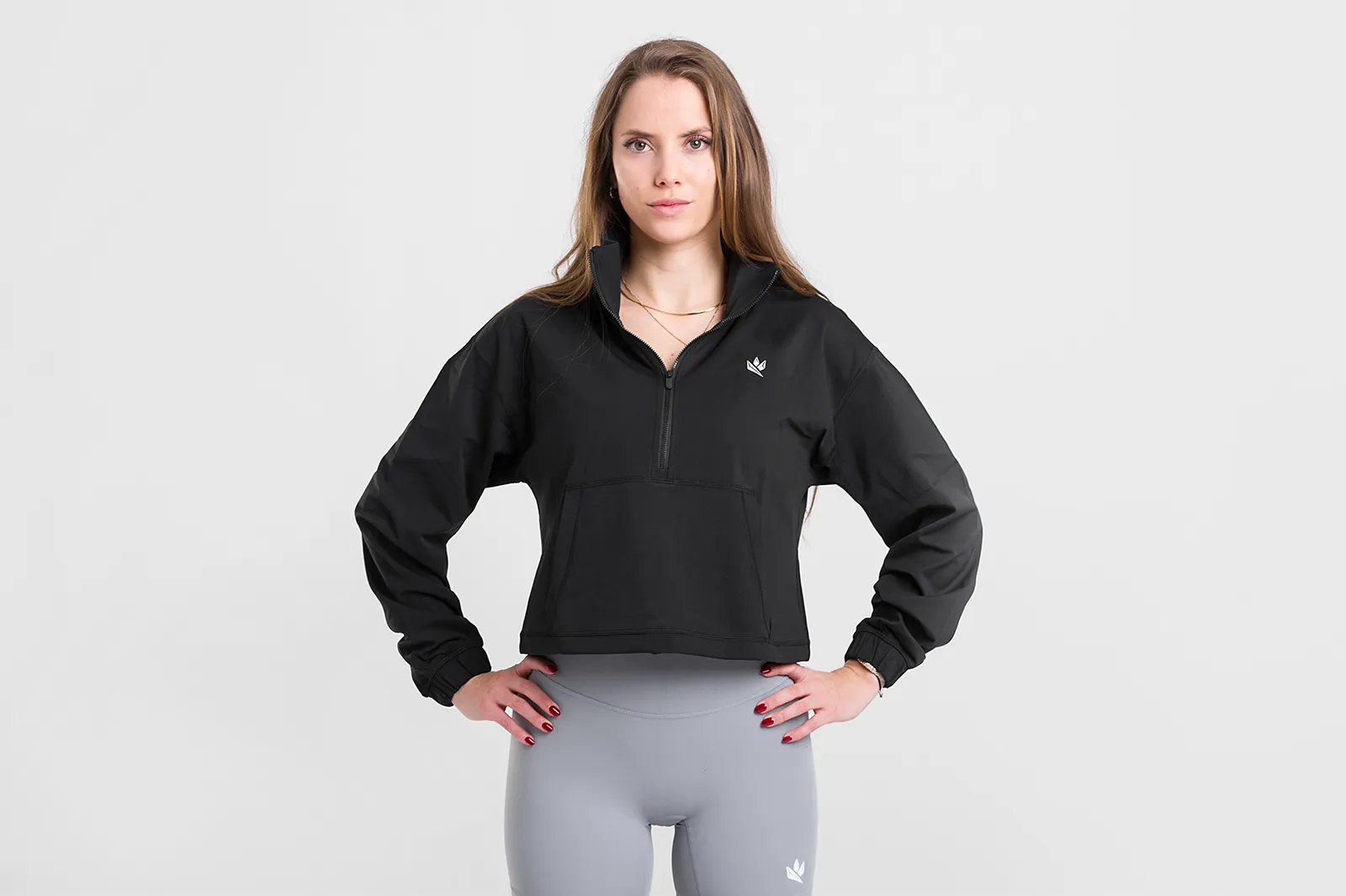 KingsBox Crop Jacket - black S | KingsBox