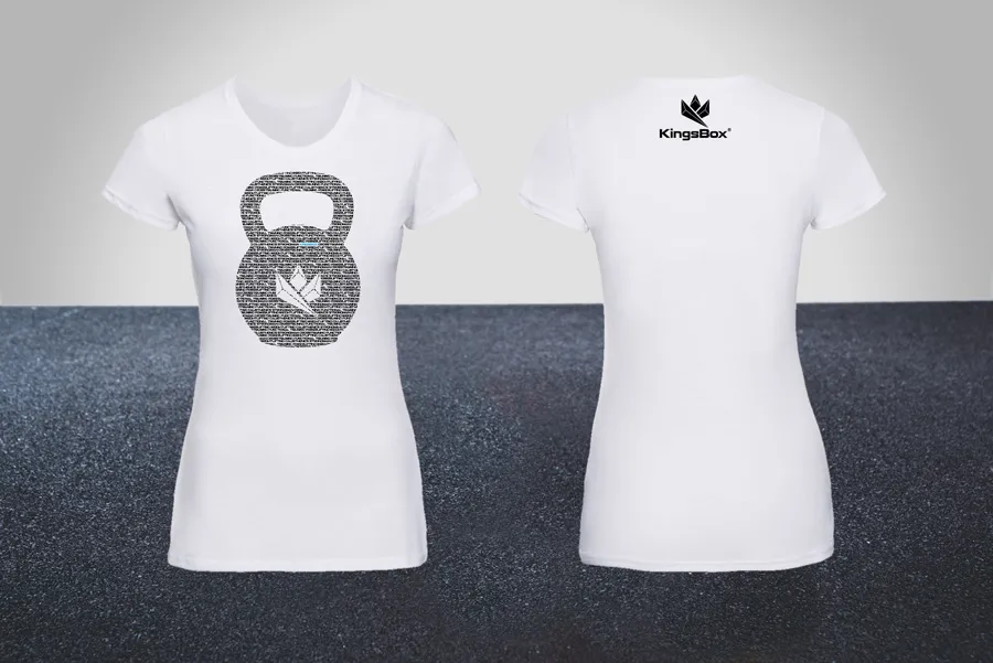 Queen Kb T-Shirt | Maglia da allenamento per donna in cotone | KingsBox