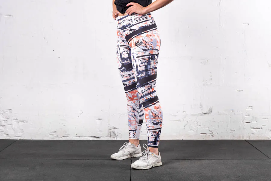 Digital leggings | Träningsshorts för kvinnor | KingsBox