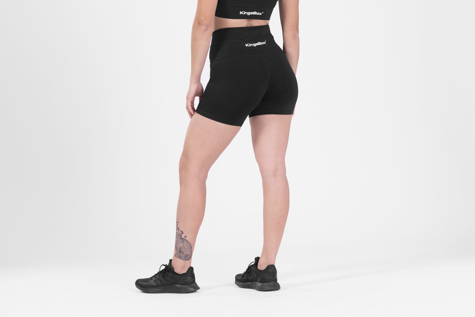 KingsBox Womens Booty Shorts - Black XS | KingsBox