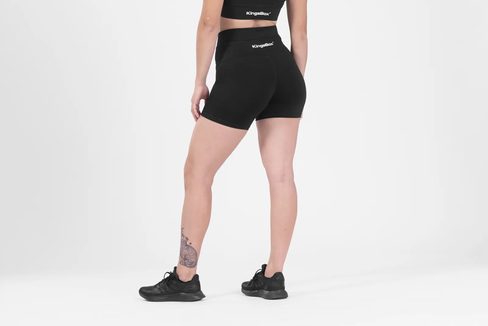 KingsBox Womens Booty Shorts - Black XS | KingsBox