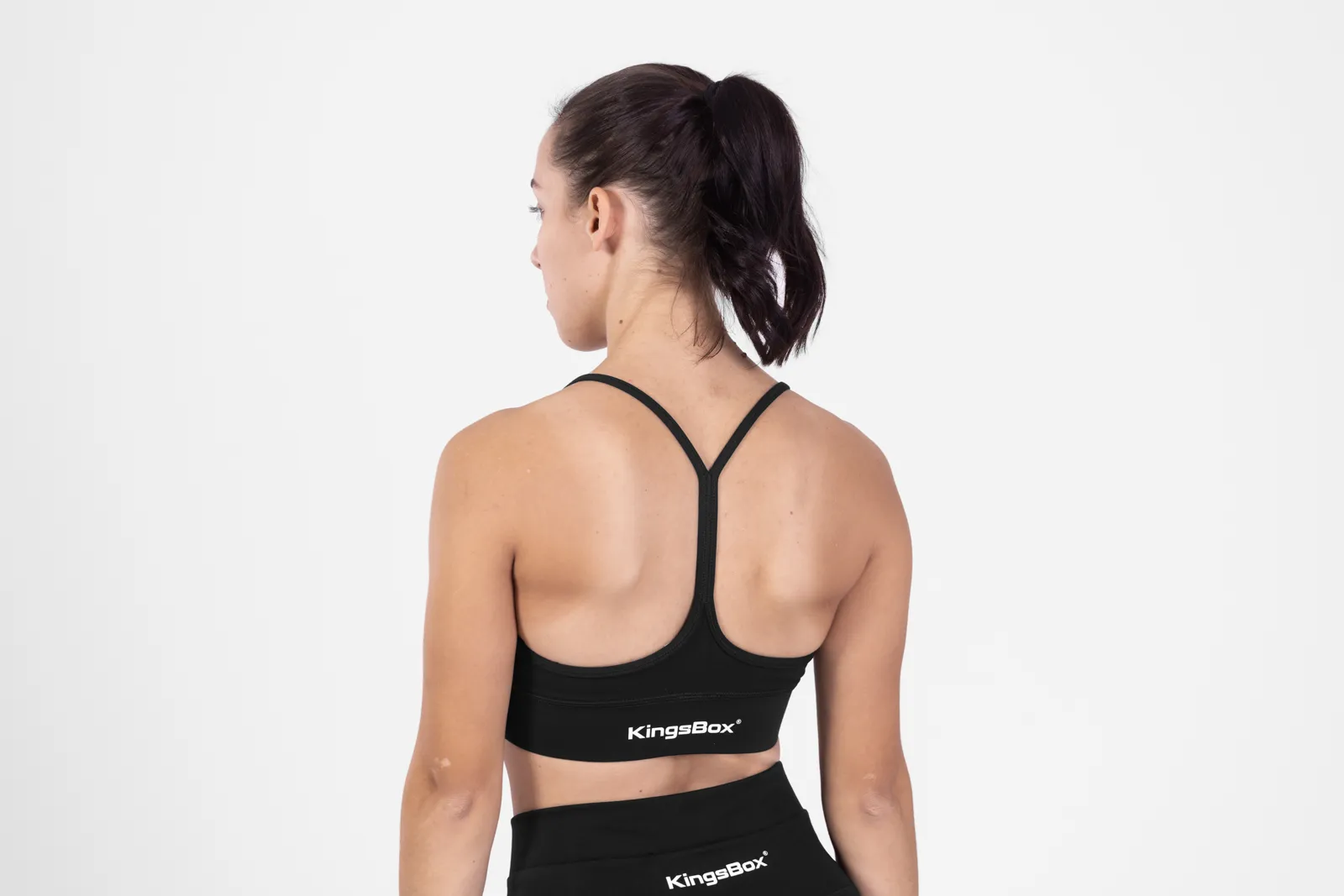 KingsBox Double Strappy Bra - Black XS | KingsBox