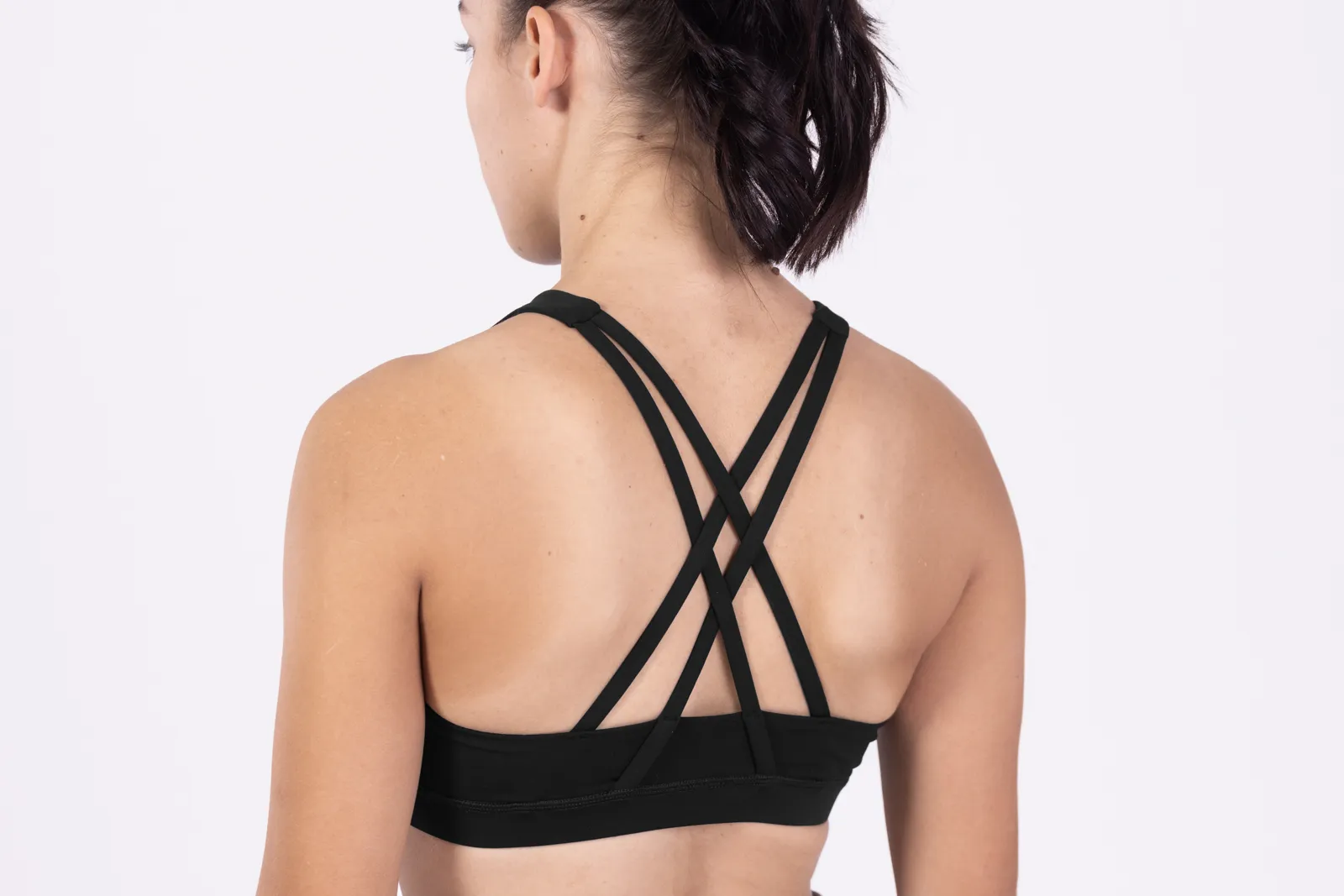KingsBox CrossStrappy Bra - Black XS | KingsBox