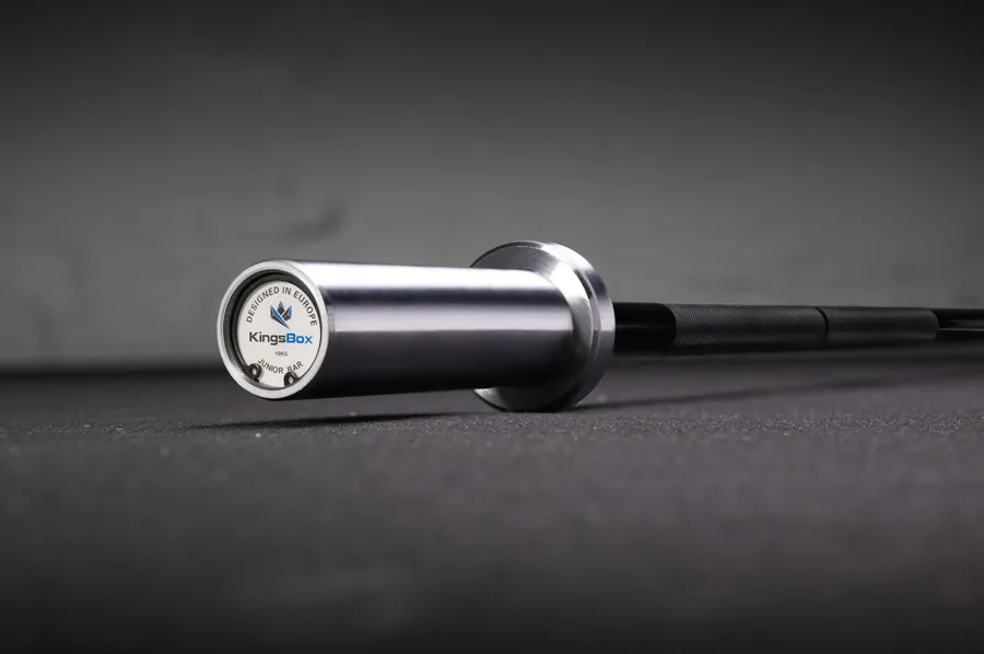 Junior Bar | Olympic steel barbell for beginners and kids | KingsBox
