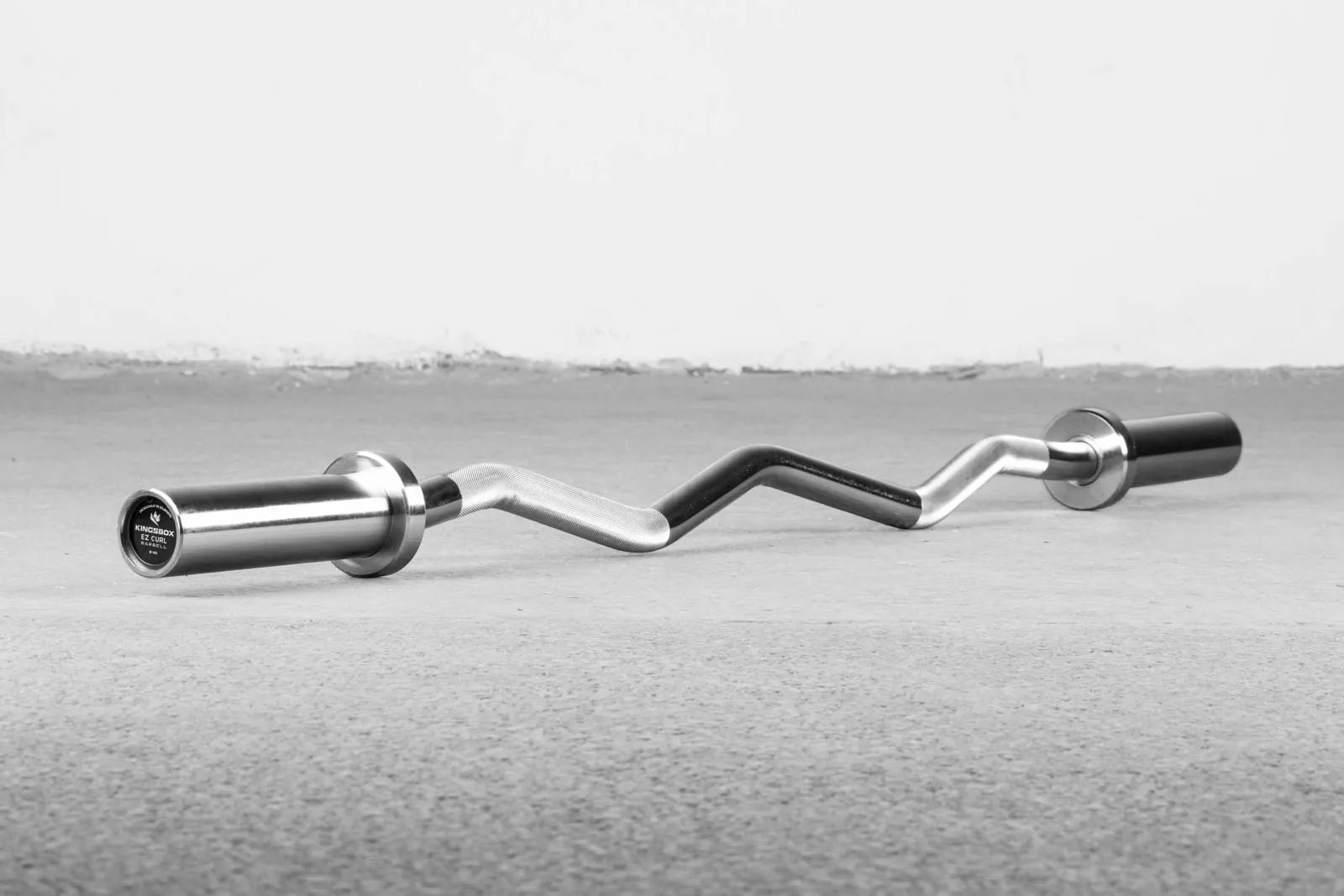 Olympic Ez Curl Bar | EZ Curl angled Olympic barbell | KingsBox