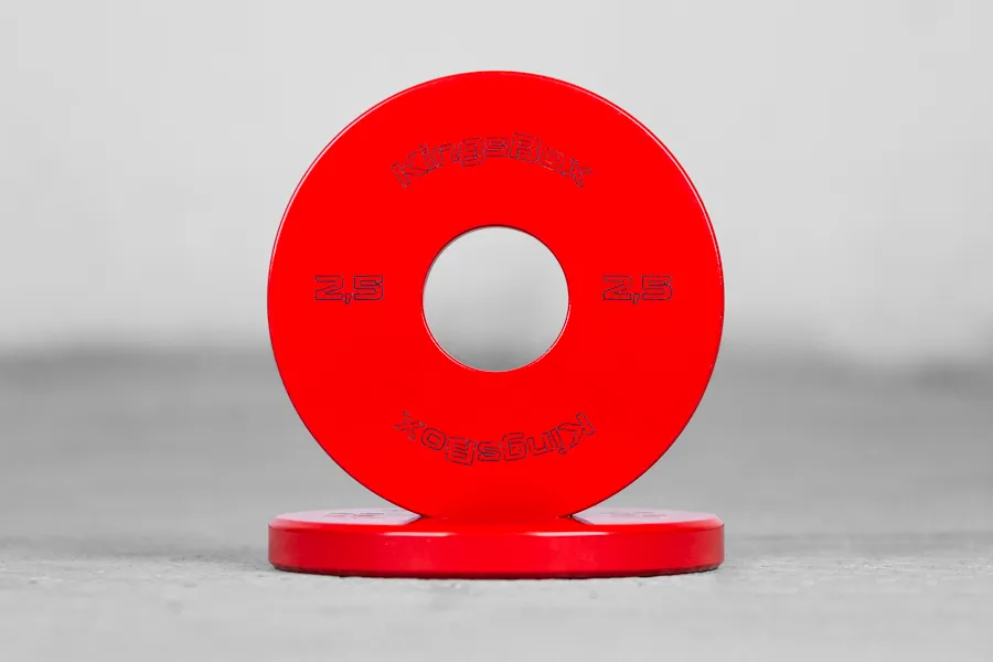 Micro Loads | Micro steel discs with weights ranging from 0.5kg to 2.5kg | KingsBox