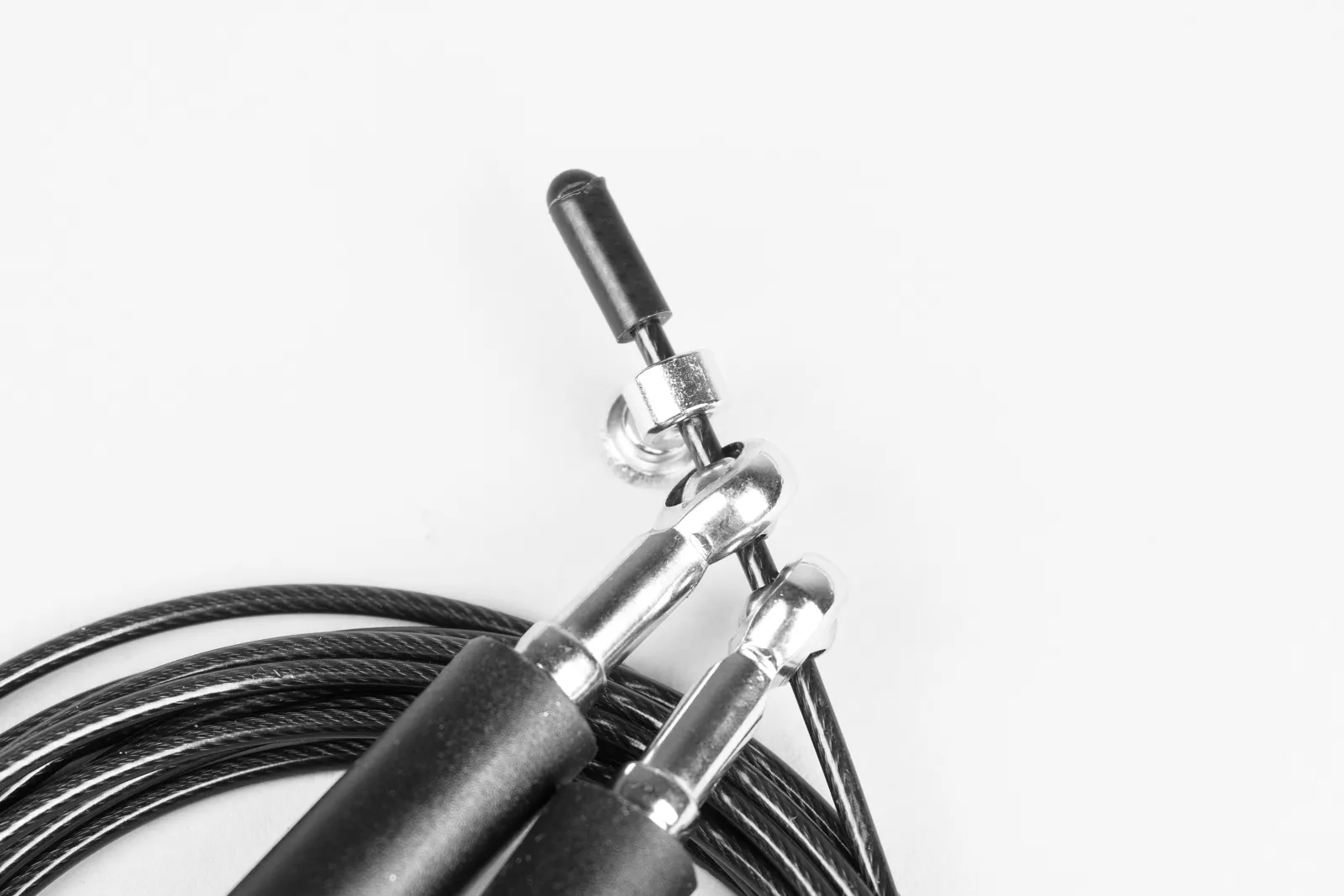 Professional rubber coated jump rope with pads | KingsBox