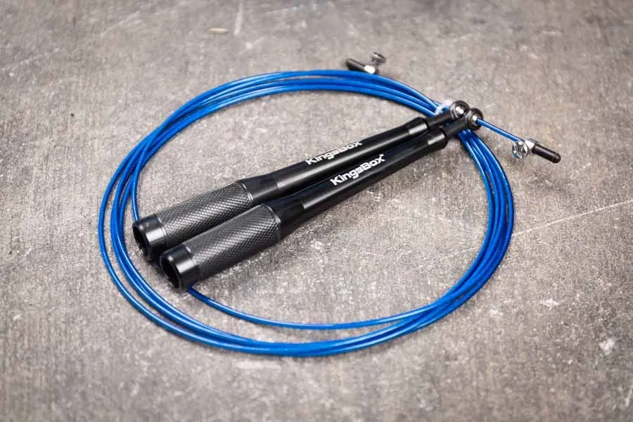Cuerda de saltar triple bajo - Blue | KingsBox