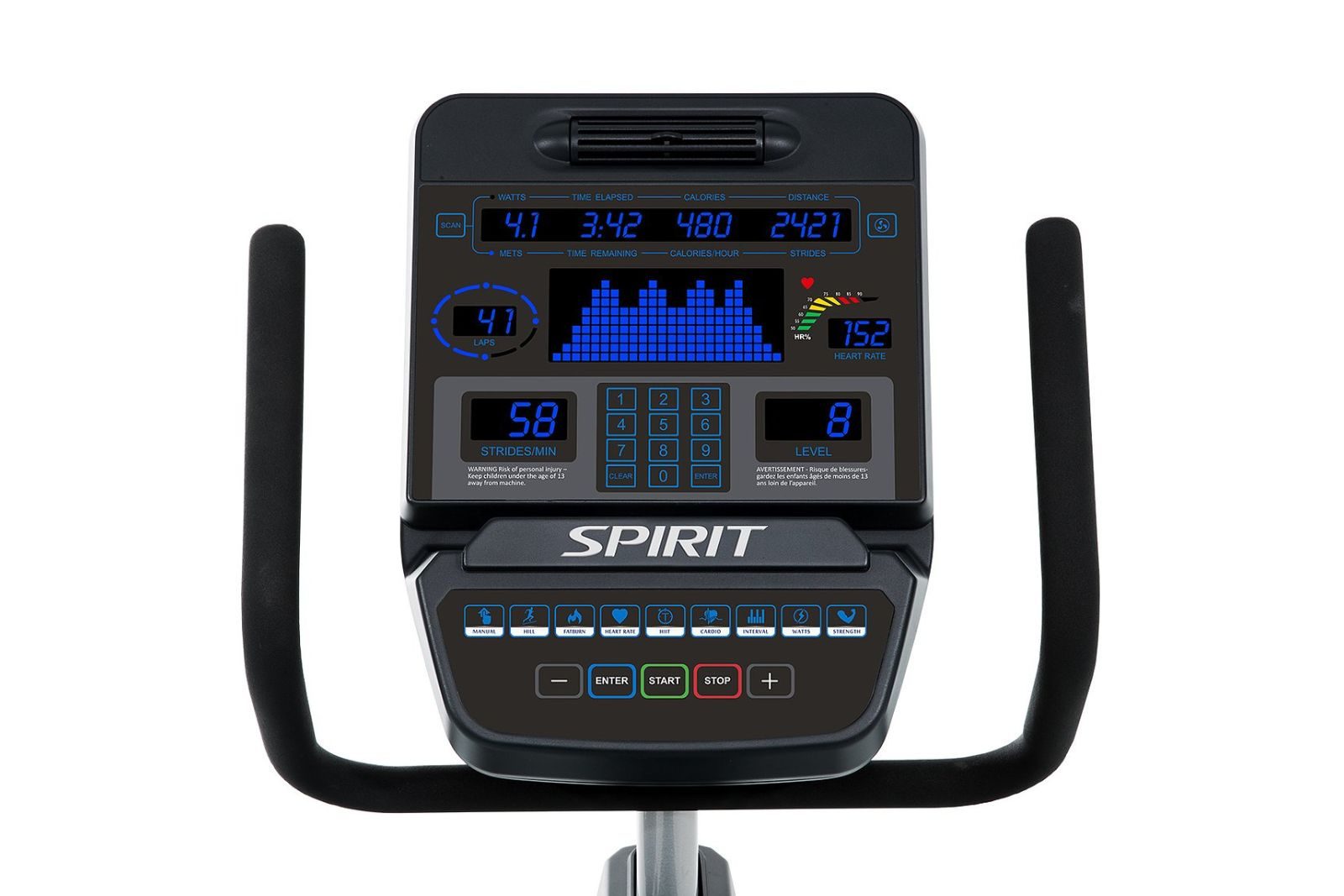 CR900-LED Spirit Recumbent Cycle | KingsBox