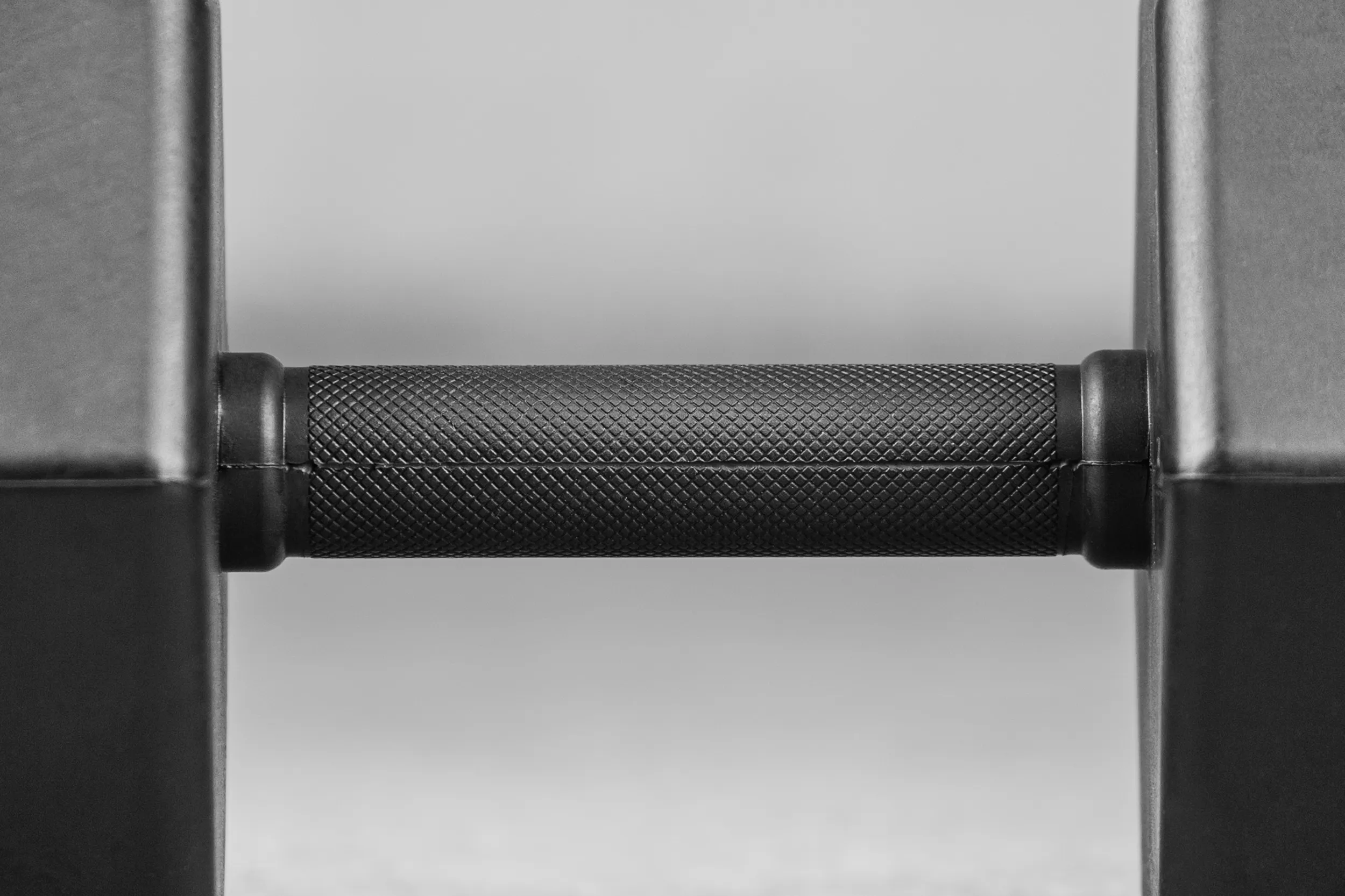 Rubber Grip Dumbbells | Manillar hexagonal de goma resistente con moleteado. | KingsBox