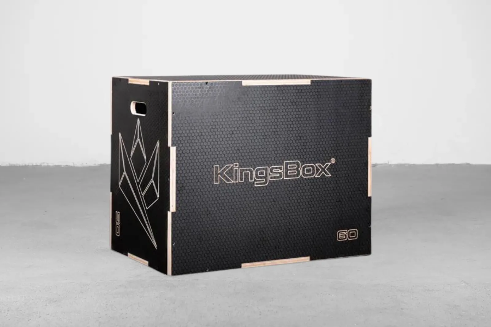 Anti slip Plyo Box | Boîte pliométrique antidérapante en bois | KingsBox