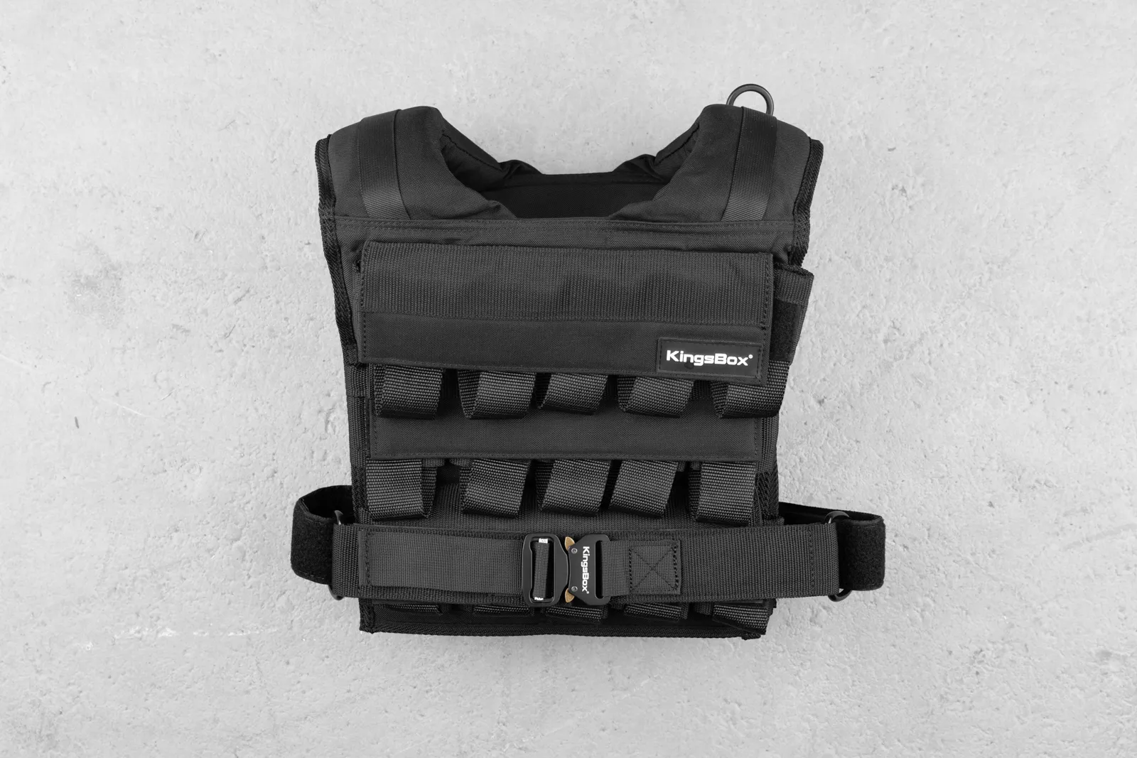 KingsBox Elite Weighted Vest 2.0 - max 30kg/ Black | KingsBox