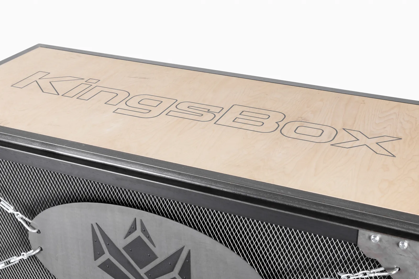 KingsBox Mighty Reception Desk | Fitnessmöbler i stål och trä | KingsBox