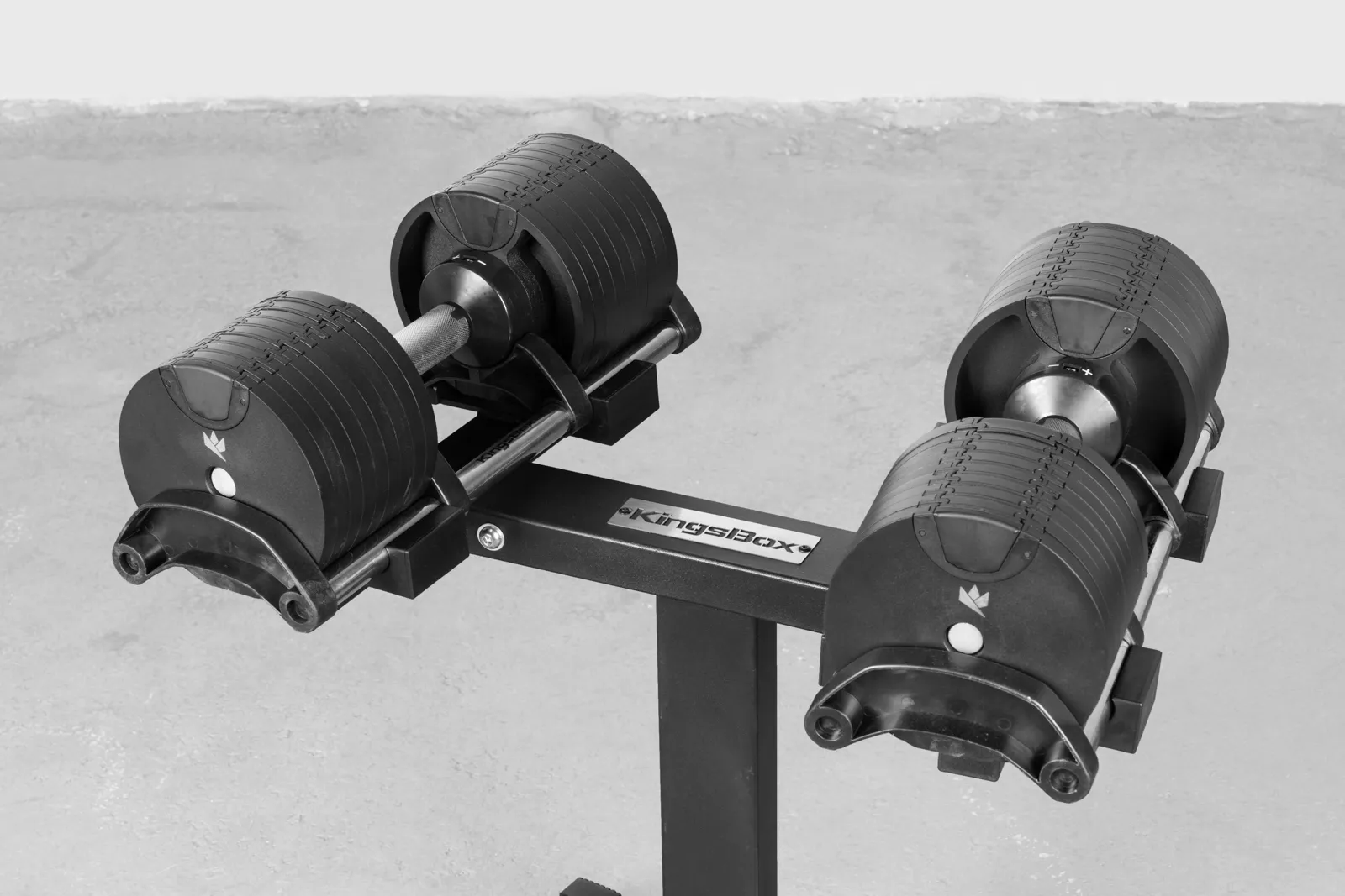 KingsBox Quick Fit Dumbbells Storage Rack I Stylish & Sturdy Gym Accessory | KingsBox