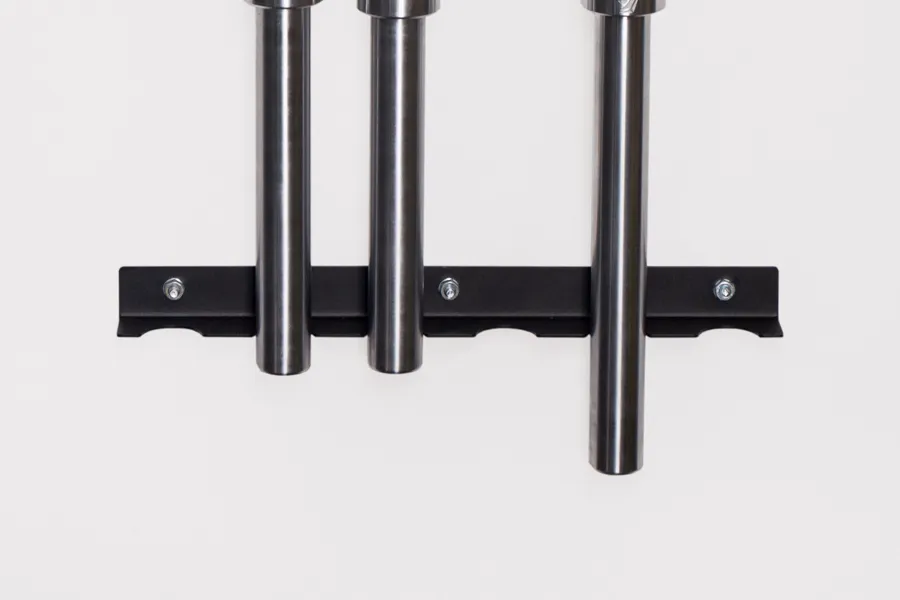 Wall Barbell Blocker | Vertical wall blocker for Olympic gym barbells | KingsBox