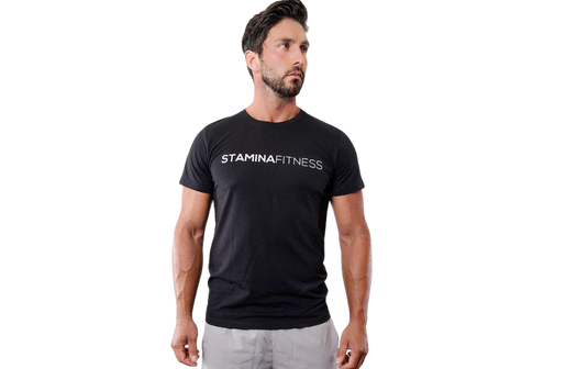 Outlet - competitor shirt man black  - stamina fitness