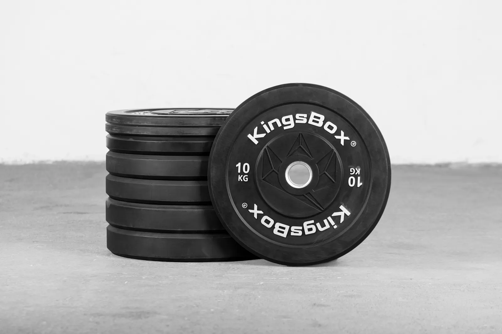 Royal Black Bumper Plate Set - 100 kg | KingsBox