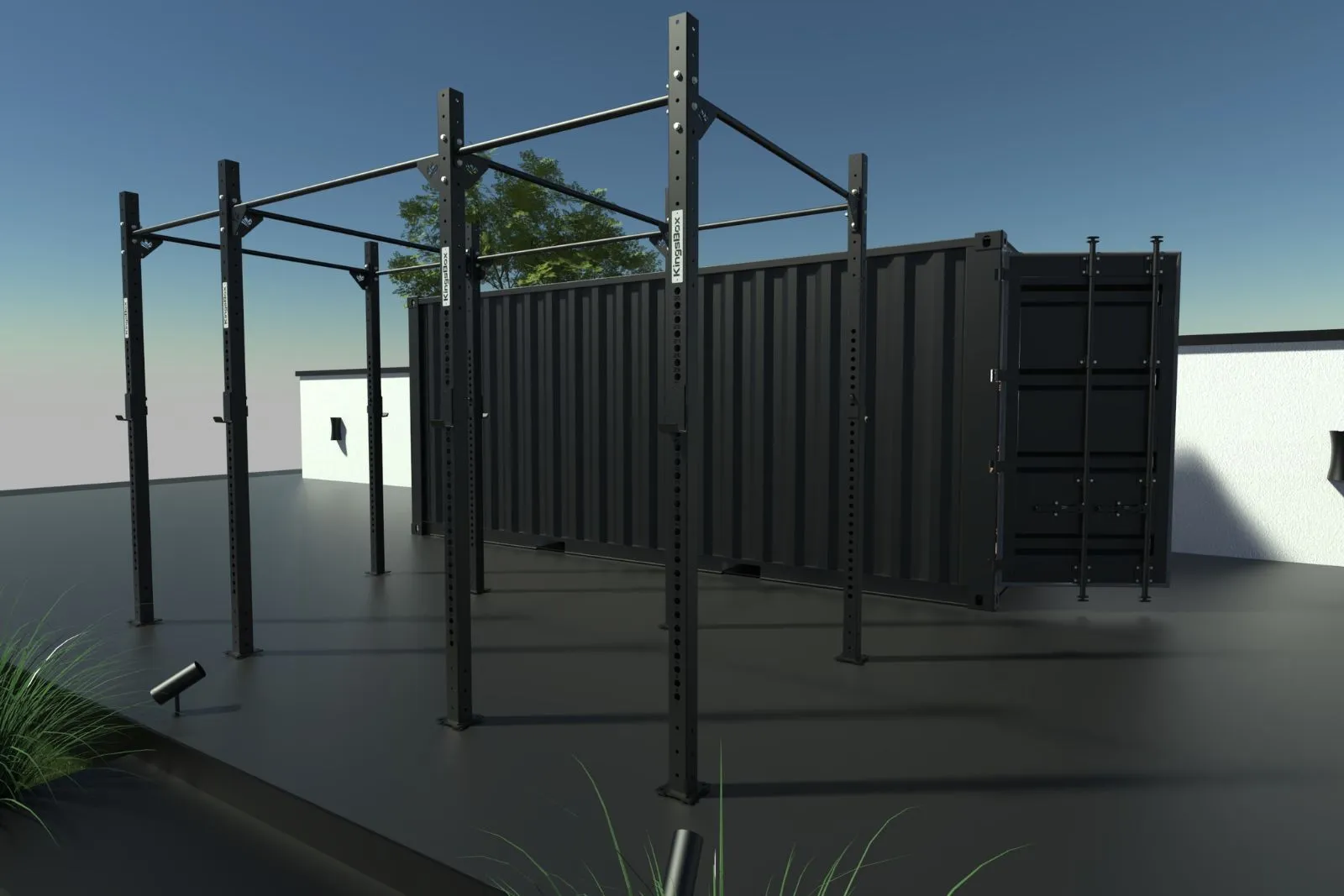 KingsBox Gym in Storage Container for 8 persons | KingsBox