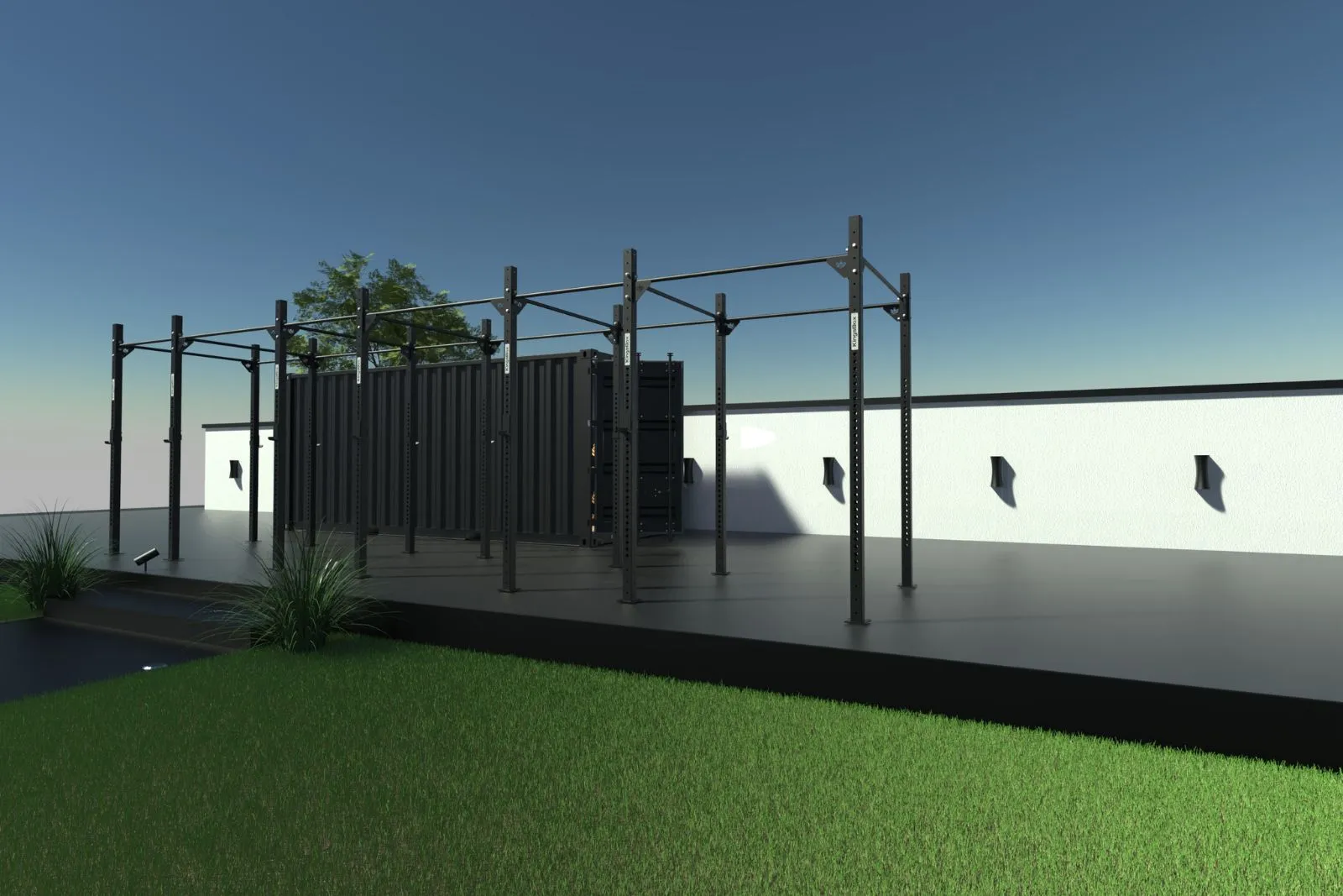 KingsBox Gym in Storage Container for 10 persons | KingsBox