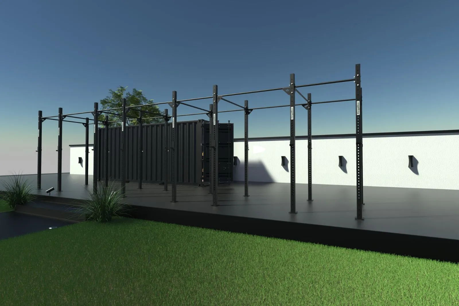 KingsBox Gym in Storage Container for 12 persons | KingsBox