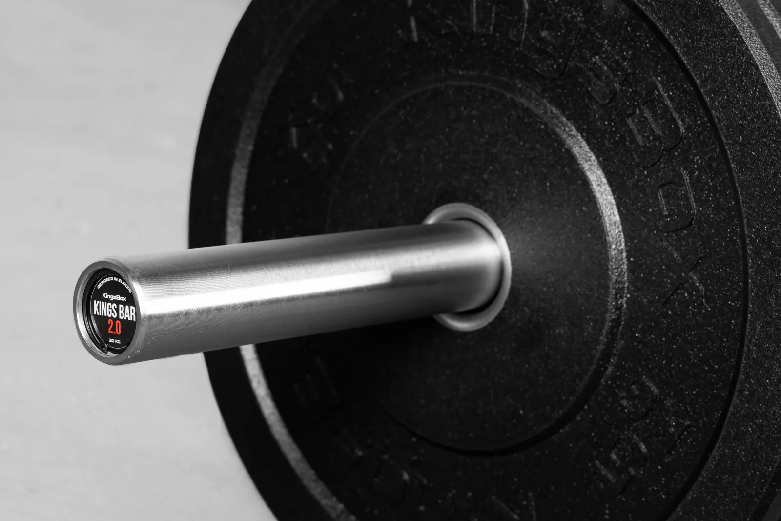 Olympic barbell and bumper plates set I Home gym set | KingsBox
